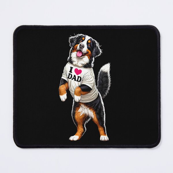 Item preview, Bernese Mountain Dog Dad I Love Dad Bernese Mountain Dog Lover designed and sold by Kimberley King Art King Art.