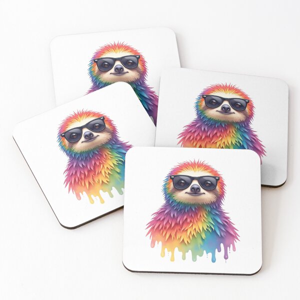 Item preview, Rainbow Sloth designed and sold by Adrian Kane.