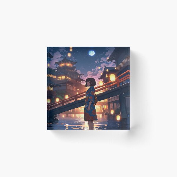 Item preview, Spirited Away Night Scene designed and sold by Pixel-Samurai.