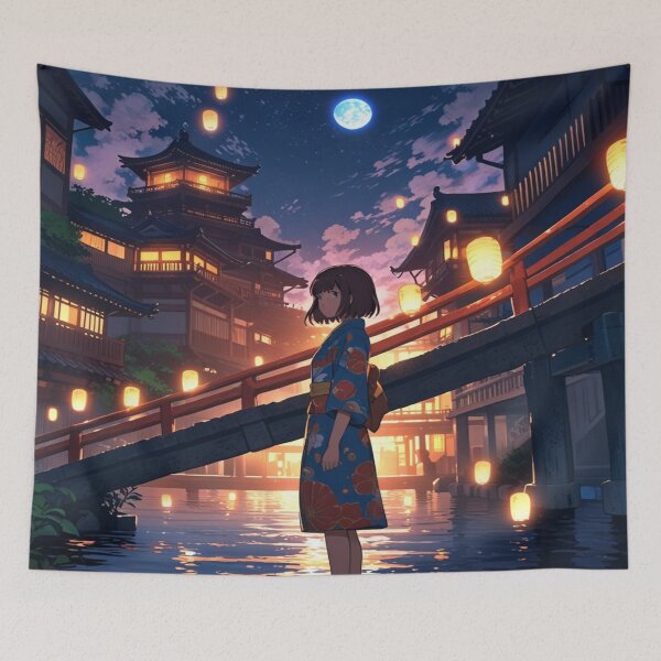 Item preview, Spirited Away Night Scene designed and sold by Pixel-Samurai.