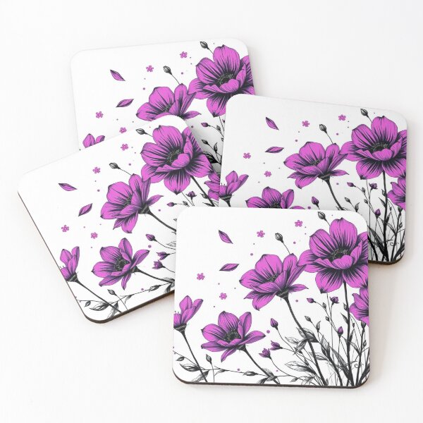 Item preview, Pink Flower Sketch designed and sold by In-Spirit24.