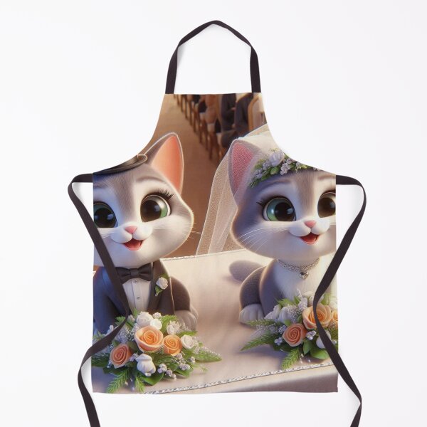 Item preview, Whiskered Wedding: Unique Cat Couple Theme Design designed and sold by choder61.