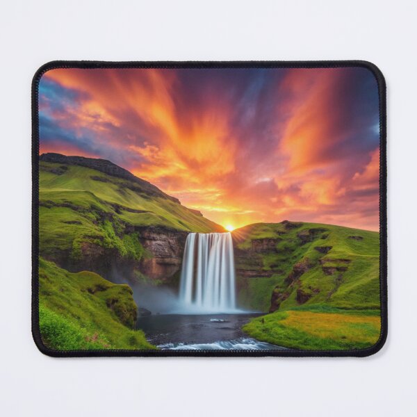 Artikelvorschau, Landschaft, schöne Aussicht, Natur, Gesundheit, erstaunlich, Foto, Welt, Reise, Wasserfall, Himmel, Sonnenuntergang, Wolke, Fluss, Gras, Feld entworfen und verkauft von Mr.Derpy.