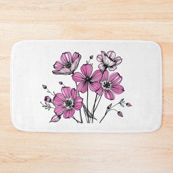 Item preview, Pink Flower Sketch designed and sold by In-Spirit24.