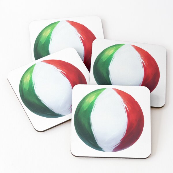 Item preview, Italy Circle Flag Watercolour Style designed and sold by FlagWardrobe.
