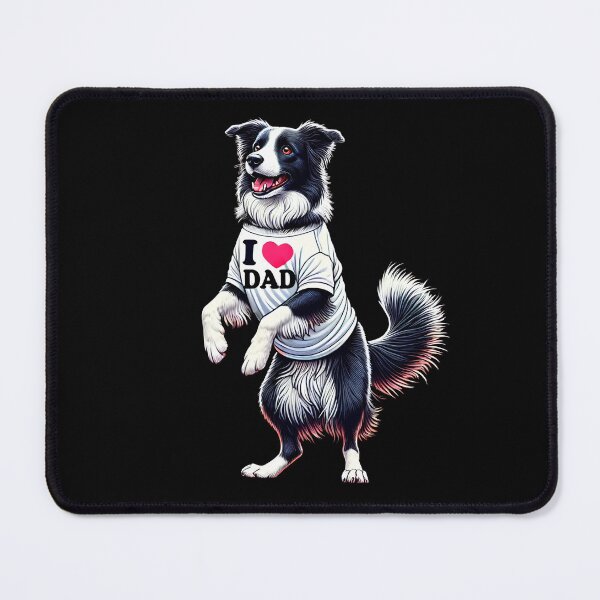 Item preview, Border Collie Dad I Love Dad Border Collie Lover designed and sold by Kimberley King Art King Art.