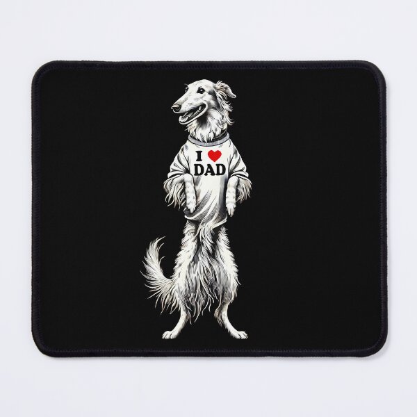 Item preview, Borzoi Dad I Love Dad Borzoi Lover designed and sold by Kimberley King Art King Art.