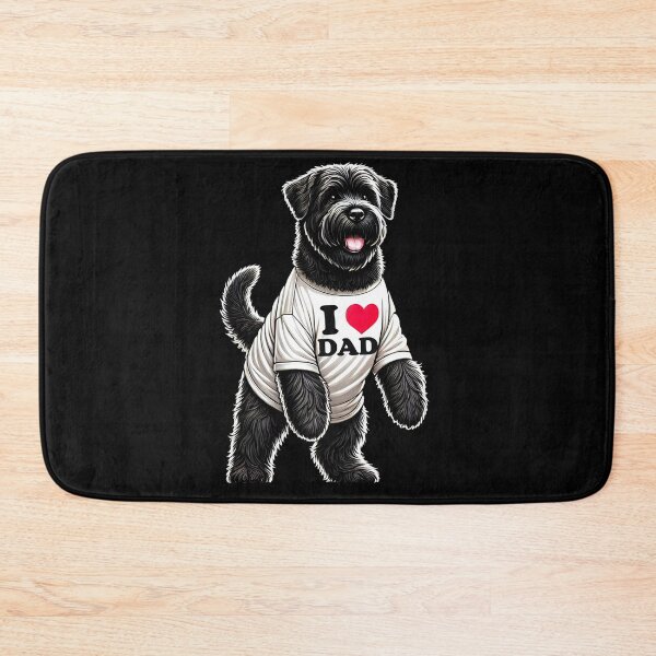 Item preview, Bouvier des Flandres Dad I Love Dad Bouvier des Flandres Lover designed and sold by Kimberley King Art  King Art.
