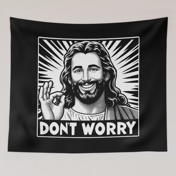 Item preview, Matthew 6:25 Do Not Worry About Your Life designed and sold by plushism.