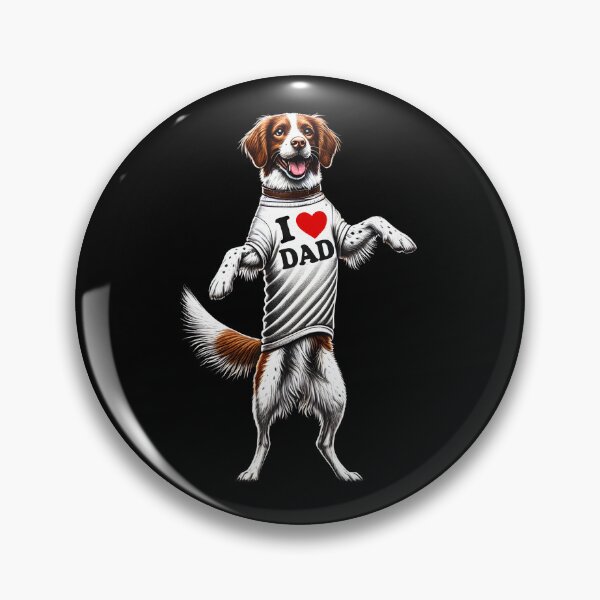 Item preview, Brittany Dad I Love Dad Brittany Lover designed and sold by Kimberley King Art  King Art.