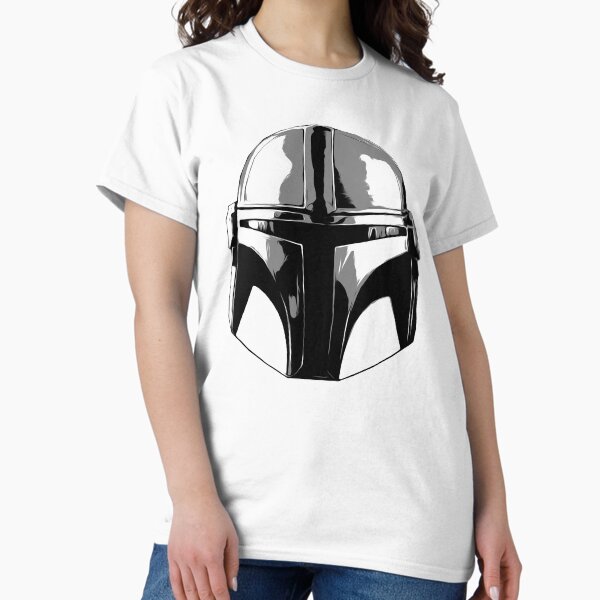 Aperçu de l'œuvre T-shirt Star Wars Mandalorien créée et vendue par TheGianixArt.