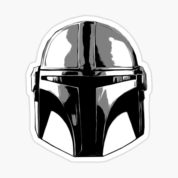 Vista previa del artículo con la obra «Camiseta de Star Wars de El Mandaloriano», diseñado y vendido por TheGianixArt.