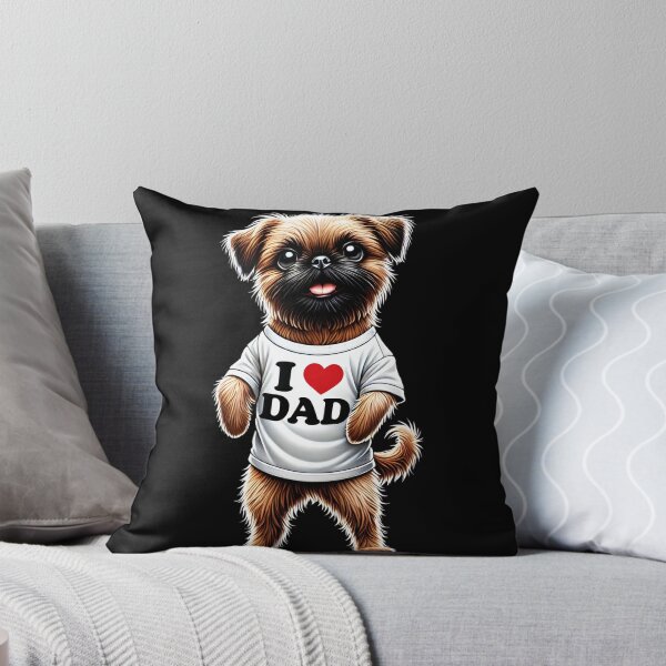 Artikelvorschau, Brüsseler Griffon Papa Ich liebe Papa Brüsseler Griffon Liebhaber entworfen und verkauft von Kimberley King Art  King Art.