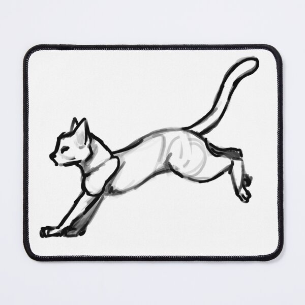 Item preview, Cat Jumping down designed and sold by 14threalmSnail.