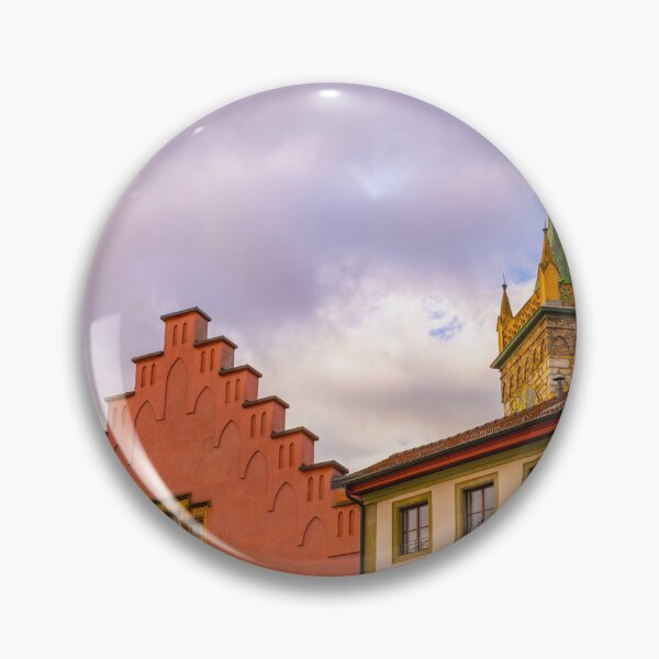 Item preview, Town ​​hall and Theater and Church Tower in Old Town in Biel, Bienne designed and sold by Mats Silvan.