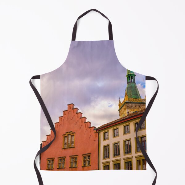 Item preview, Town hall and Theater and Church Tower in Old Town in Biel, Bienne designed and sold by Mats Silvan.