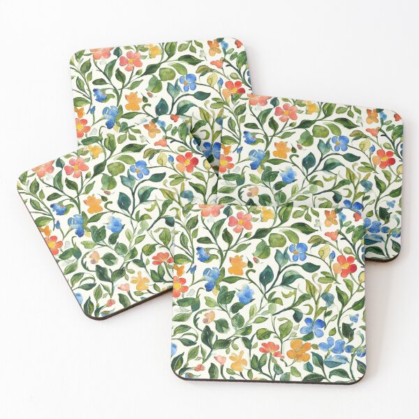 Item preview, Vintage Floral Watercolor Seamless Pattern designed and sold by PapuruDesigns.