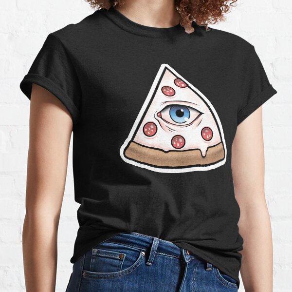 Vista previa del artículo con la obra «En la pizza confiamos», diseñado y vendido por D'Urbo Design.