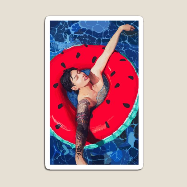 Aperçu de l'œuvre Jungkook, es-tu sûr du fanart de l'île de Jeju ! créée et vendue par ihugkookv.
