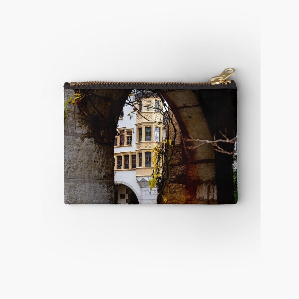 Item preview, Arch in Old Town with Corner House in a Sunny Autumn Day in City of Biel, Bienne designed and sold by Mats Silvan.