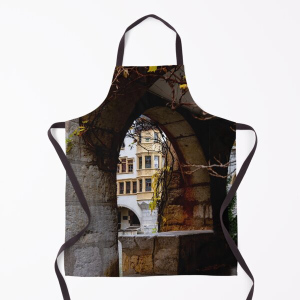 Item preview, Arch in Old Town with Corner House in a Sunny Autumn Day in City of Biel, Bienne designed and sold by Mats Silvan.