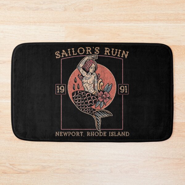 Item preview, Sailor's Ruin, Old School Nautical, Pinup Mermaid Girl Tattoo Design, Rhode Island designed and sold by Proverbial Wisdom Design.