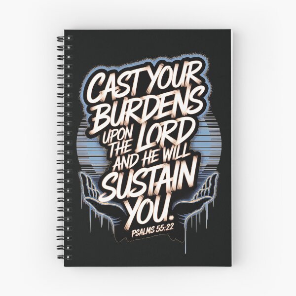 Item preview, Cast Your Burdens on the Lord - Faith-Inspired Christian  designed and sold by JassPrintondmd.