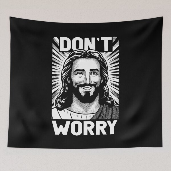Item preview, Matthew 6:25 Do Not Worry About Your Life designed and sold by plushism.
