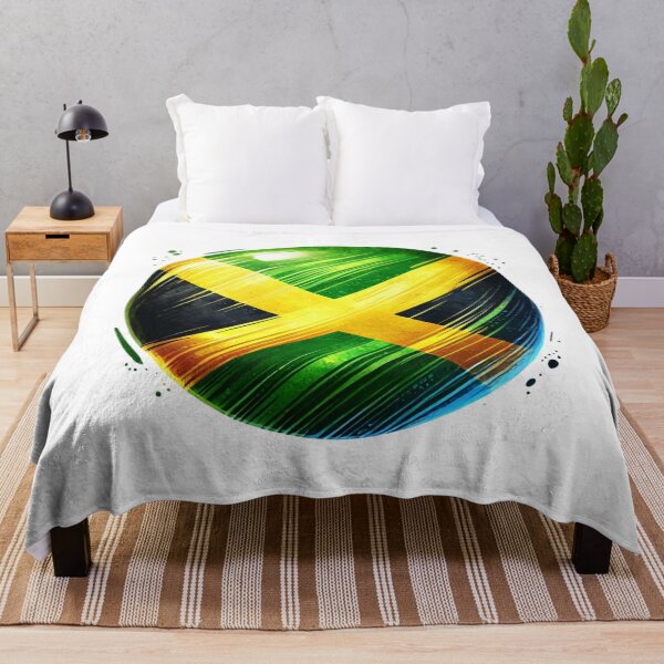 Item preview, Jamaica Circle Flag Watercolour Style designed and sold by FlagWardrobe.