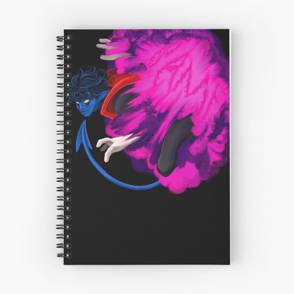Item preview, Blue devil teleporting through smoke - Nightcrawler fanart designed and sold by RroseeArrt.