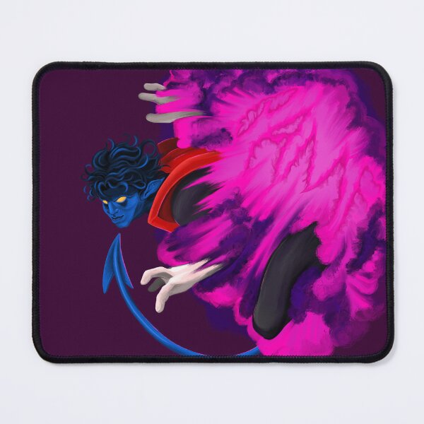 Item preview, Blue devil teleporting through smoke - Nightcrawler fanart designed and sold by RroseeArrt.