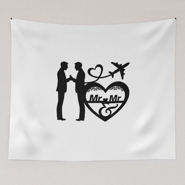 Item preview, Gay Wedding T Shirt Party, Same Sex Wedding T-Shirts, Love is in the Air,  An Aviation Themed Wedding, Perfect Gay Bachelor Party gift for the Grooms or Brides Bachelor Crew celebrating designed and sold by sixday 7day.