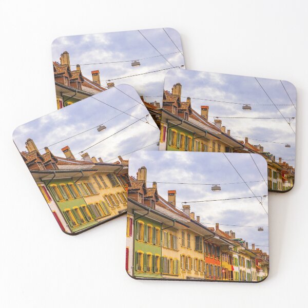 Item preview, City Street with Colorful House and Window with Shutter designed and sold by Mats Silvan.