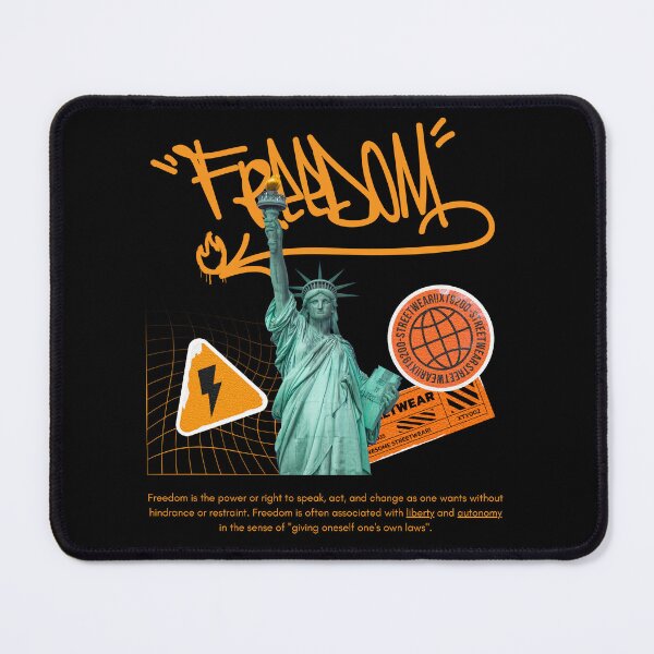 Item preview, Freedom Graffiti - Modern Urban Liberty Art designed and sold by BecomeAHight.