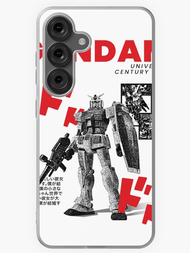 Thumbnail 1 of 4, Samsung Galaxy Phone Case, Gundam Red Poster designed and sold by madebycha.