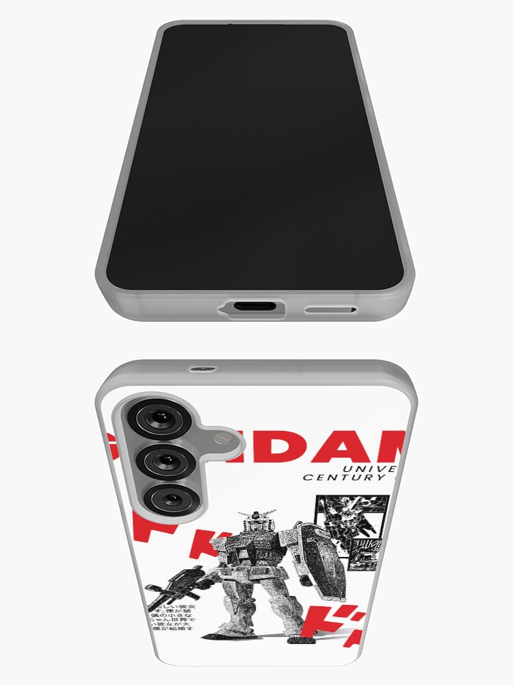 Thumbnail 3 of 4, Samsung Galaxy Phone Case, Gundam Red Poster designed and sold by madebycha.