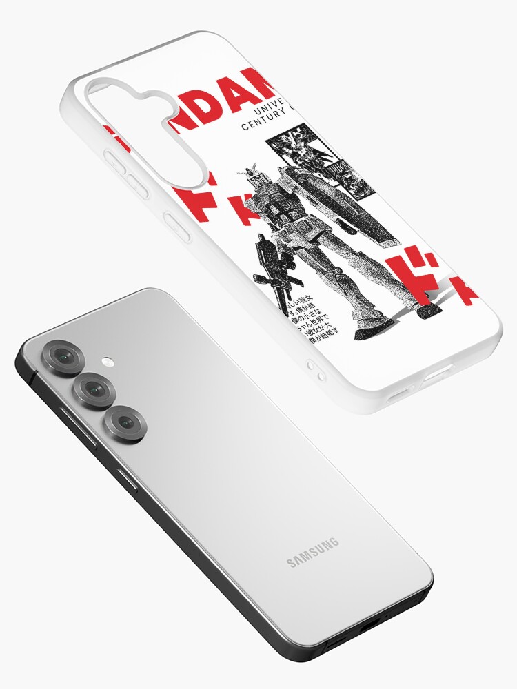 Thumbnail 2 of 4, Samsung Galaxy Phone Case, Gundam Red Poster designed and sold by madebycha.