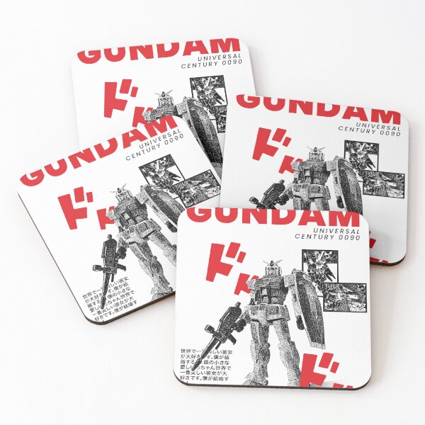 Item preview, Gundam Red Poster designed and sold by madebycha.