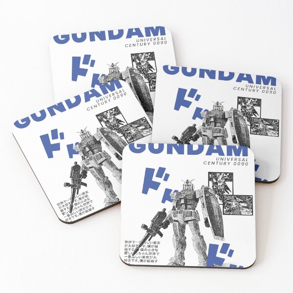 Item preview, Gundam Blue Poster designed and sold by madebycha.