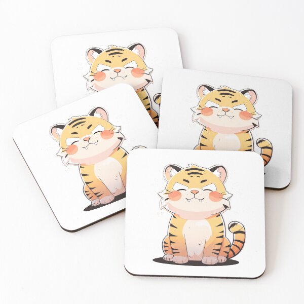 Item preview,  cute Tiger Cartoon sticker designed and sold by Wildtastic .