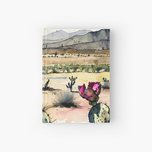 Item preview, Prickly Pear & Mezcal Dreams – Agave in Watercolor designed and sold by NatArtSA.