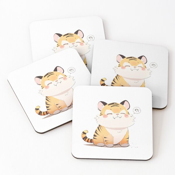 Item preview,  cute Tiger Cartoon sticker designed and sold by Wildtastic .