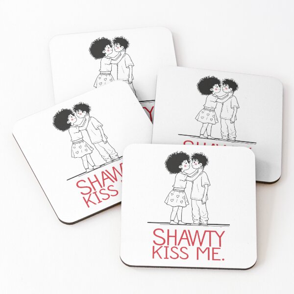 Item preview, Shawty Kiss Me Trendy Y2K Aesthetic T-Shirt Cute & Funny Meme Tee designed and sold by Unleashing Style .