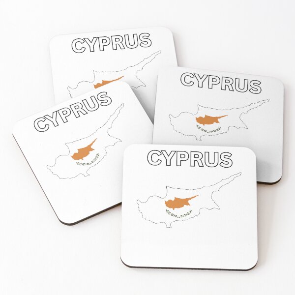 Item preview, Cyprus flag map designed and sold by atomstartup.