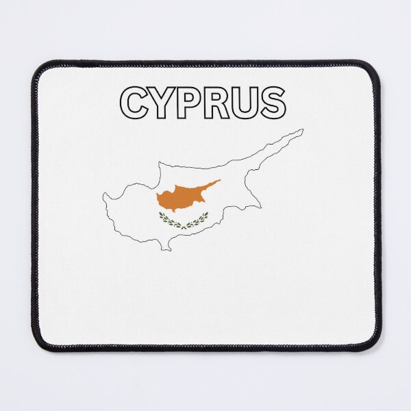 Item preview, Cyprus flag map designed and sold by atomstartup.