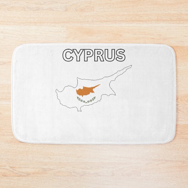 Item preview, Cyprus flag map designed and sold by atomstartup.