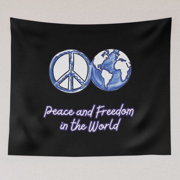 Item preview, Peace and Freedom in the World designed and sold by mirciashop.