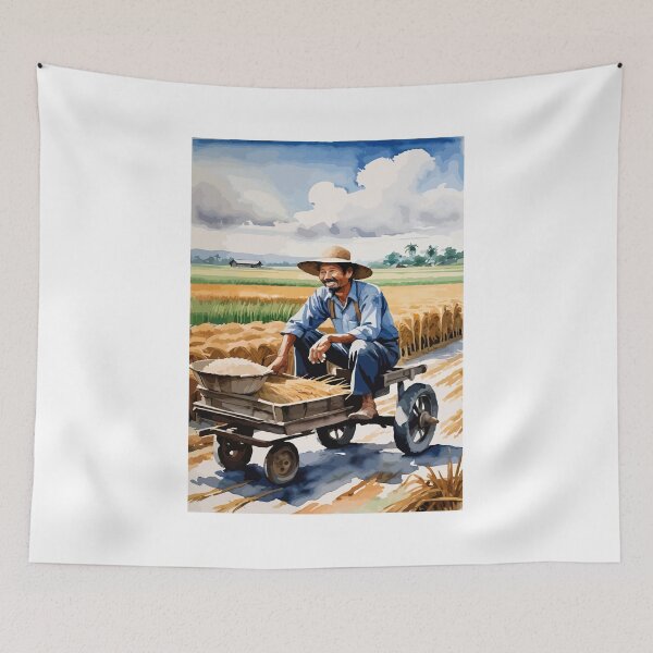 Item preview, The smiles of happiness and pride of farmers. designed and sold by Whose-sweat.
