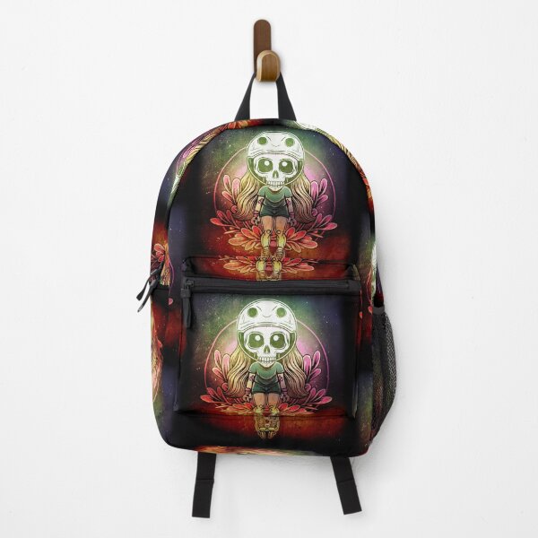 Item preview, SKULL-FACED ROLLERSKATER GIRL designed and sold by Clifford Hayes.