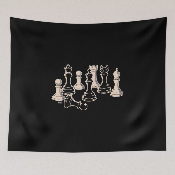 Item preview, Chess Dark King Cat designed and sold by World Domination For Cats ®.